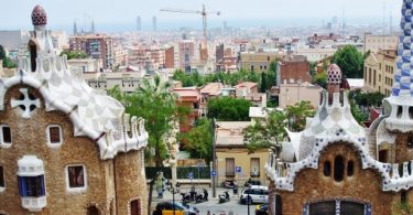 Vue depuis le Parc Güell