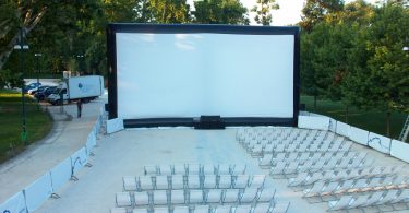Cinéma en plein air à Barcelone