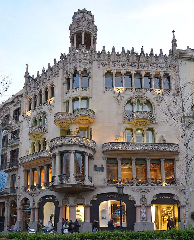 Casa Lleo i Morera sur Barcelone
