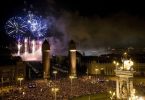 La place de Catalunya pour fêter le nouvel an à Barcelone