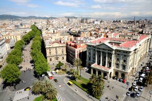 Les plus importantes rues de Barcelone