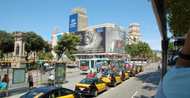ligne de taxis à barcelone