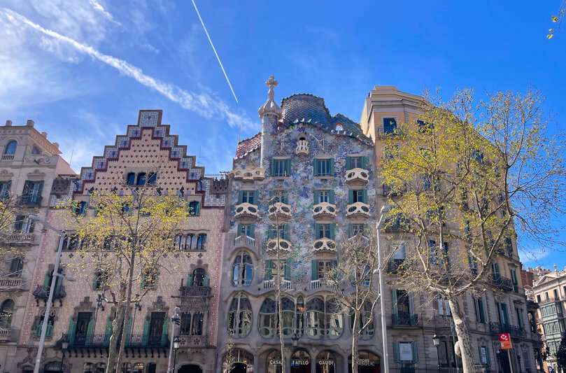 Bâtiments modernistes de Barcelone
